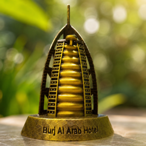 Golden Architectural Tower Showpiece â Elegant Home & Office Decor