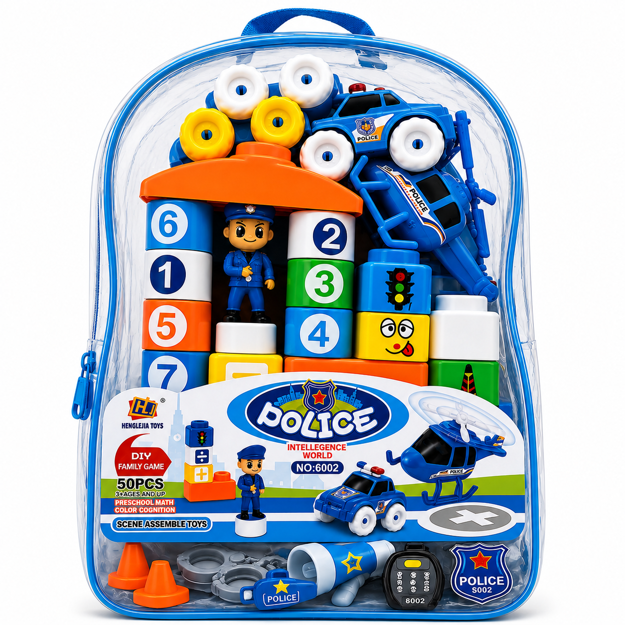 kids police learning set – শিশুদের police role-play ও learning toy set